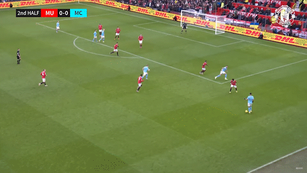후반 16분 맨체스터 시티 잭 그릴리쉬 선제골 장면