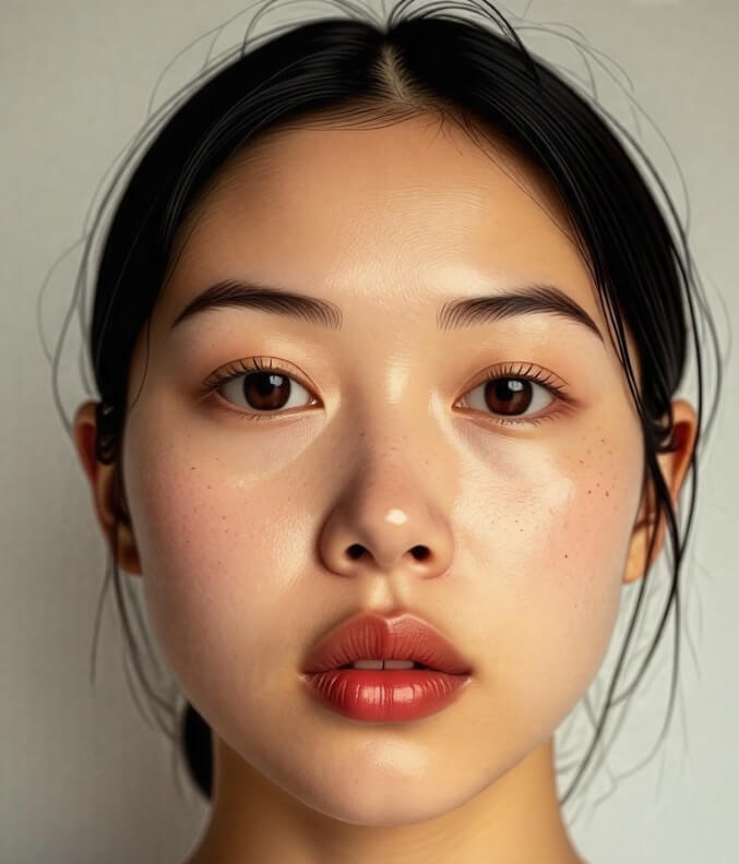 얼굴이-갸름한-여성의-사진입니다.
