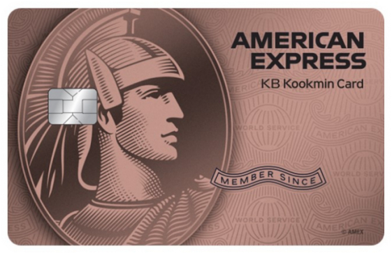 American Express Rose Gold Card(아멕스 로즈골드) 디자인