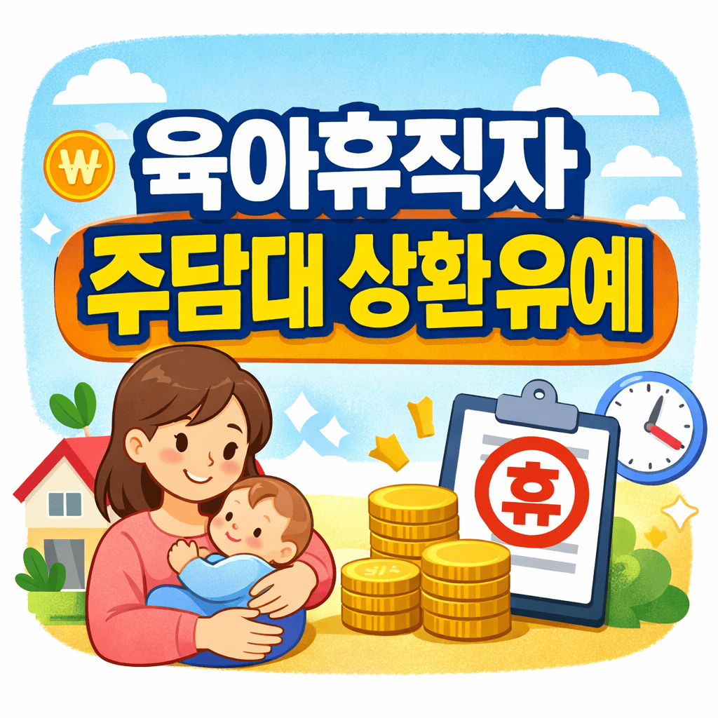 육아휴직자 주담대 상환유예