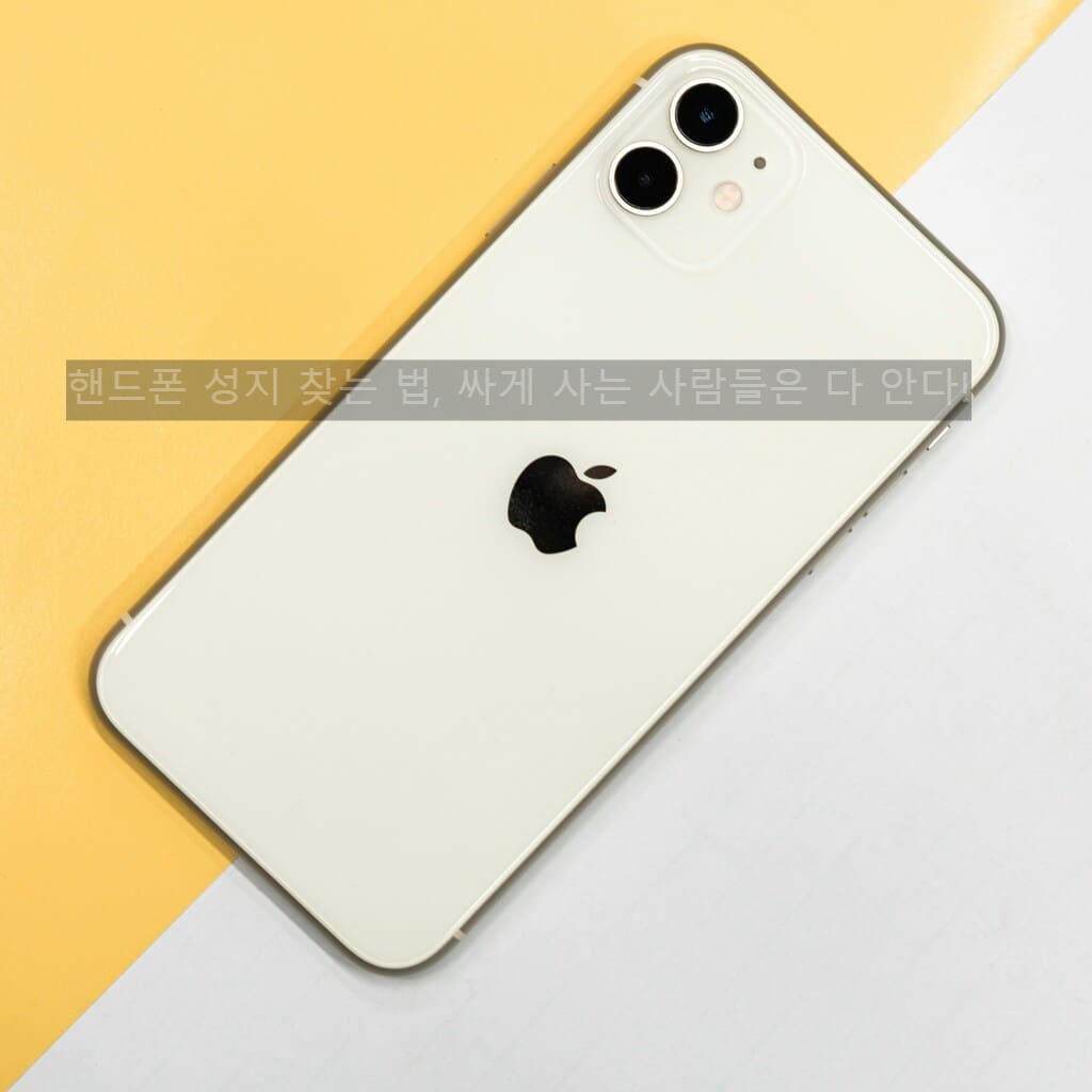 핸드폰 성지 찾는 법, 싸게 사는 사람들은 다 안다!