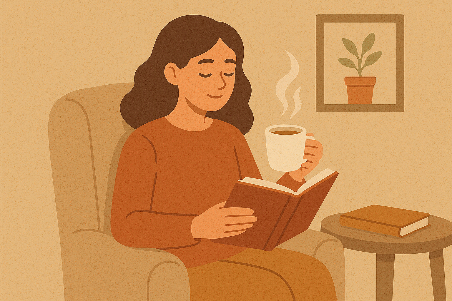 편안한 독서 시간