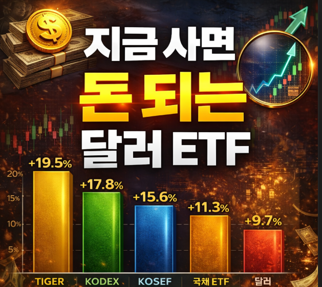 달러 ETF 추천 2026년 기준 TOP5