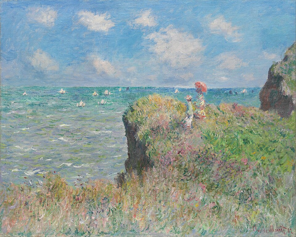 클로드 모네의 〈Cliff Walk at Pourville〉