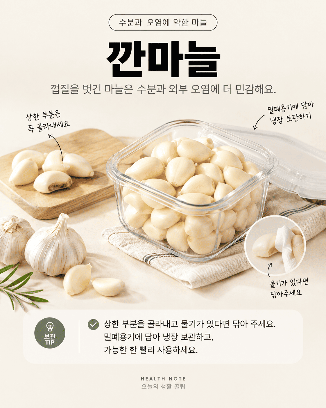 마늘 보관하는 방법