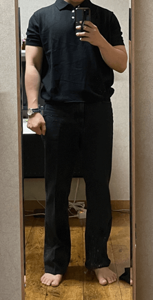 론트-니트 버튼 카라티