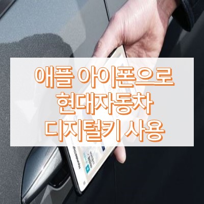 아이폰 현대자동차 디지털키