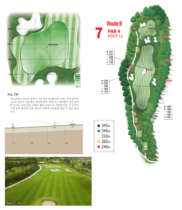 루트52 컨트리클럽 루트B코스 공략도 07