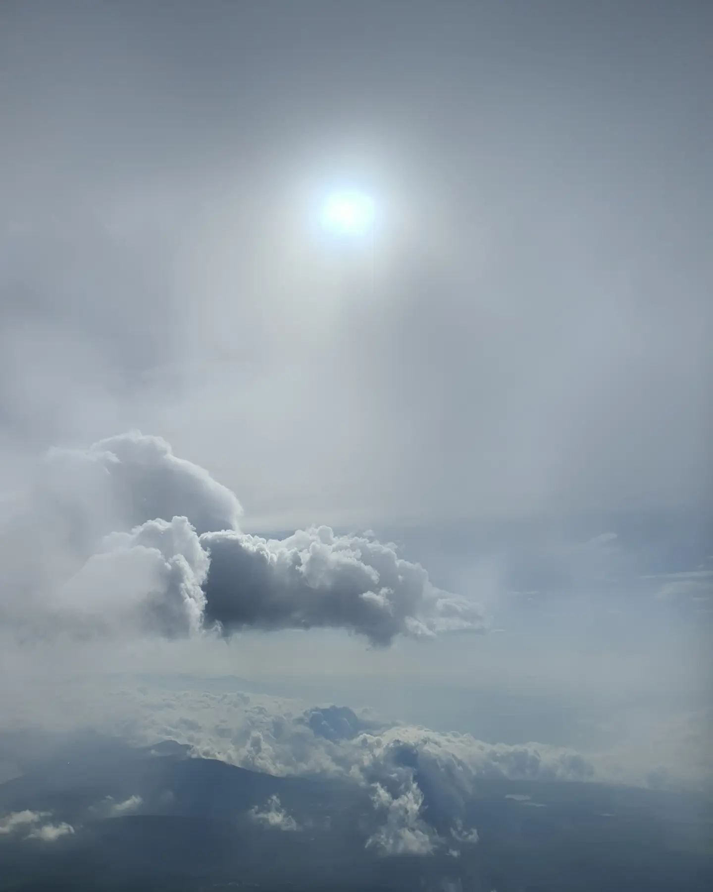 후지산 햇살