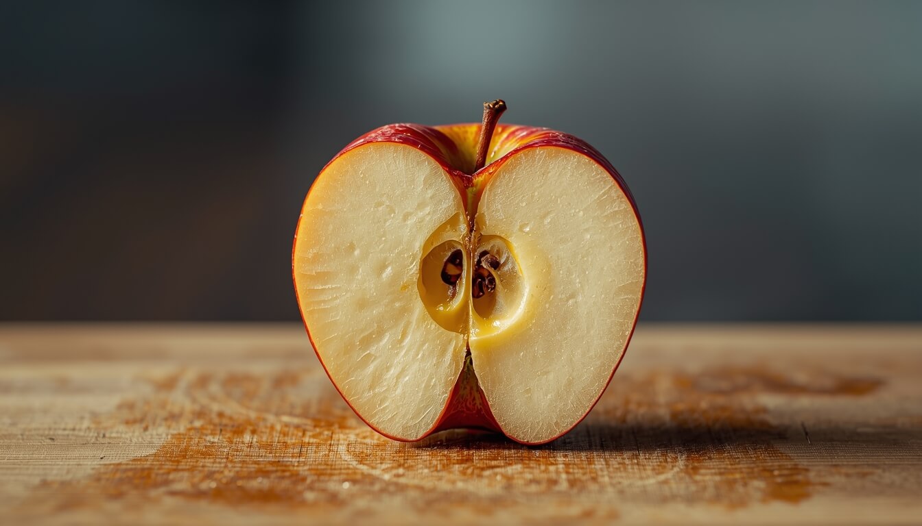 사과 단면