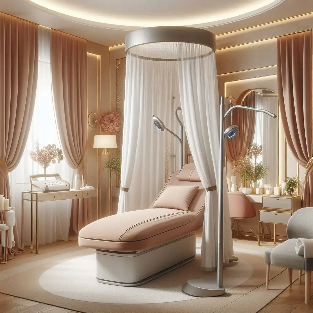 피부,체형관리 샵 배경