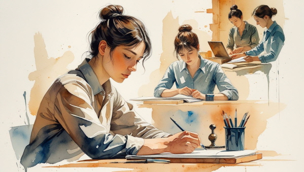 당신은 늘 책임감을 다하고, 많은 일을 성실하게 해내는 사람이었습니다에 관한 그림