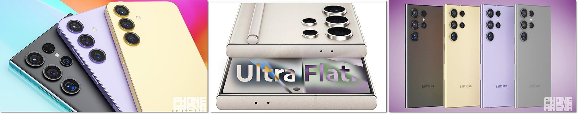 삼성전자 갤럭시S24 시리즈의 렌더링 이미지 (사진=폰아레나)