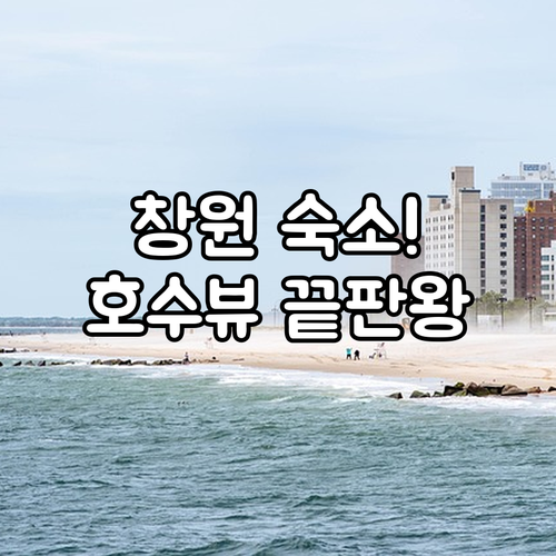 창원 출장 및 여행 숙소 추천 용지호..
