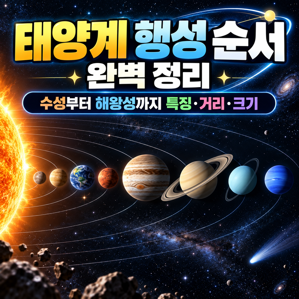 태양계 행성 순서