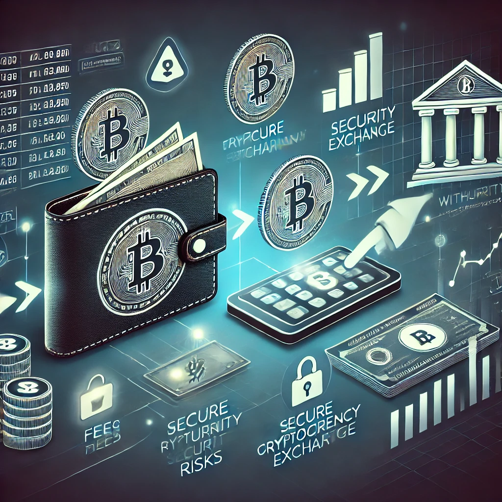 암호 화폐 지갑에서 은행 계좌로 자금을 이체