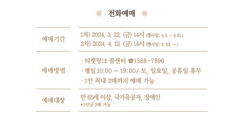 전화예매