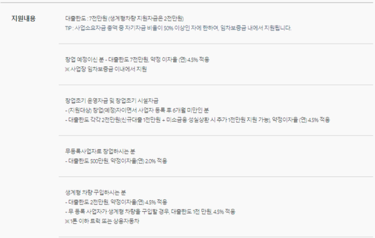미소금융 정부지원 대출