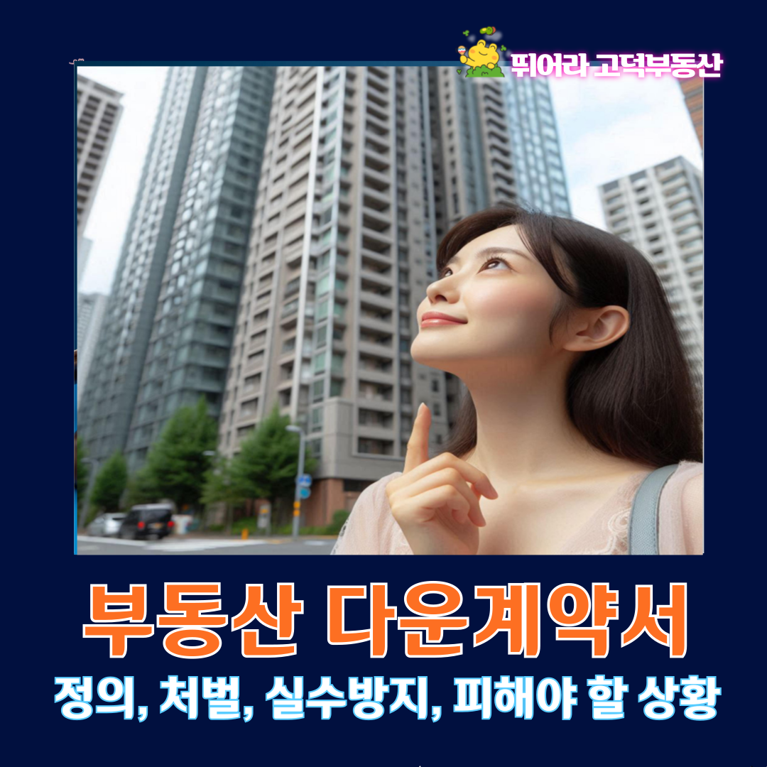 다운계약서의 경고 (정의 처벌, 실수방지)