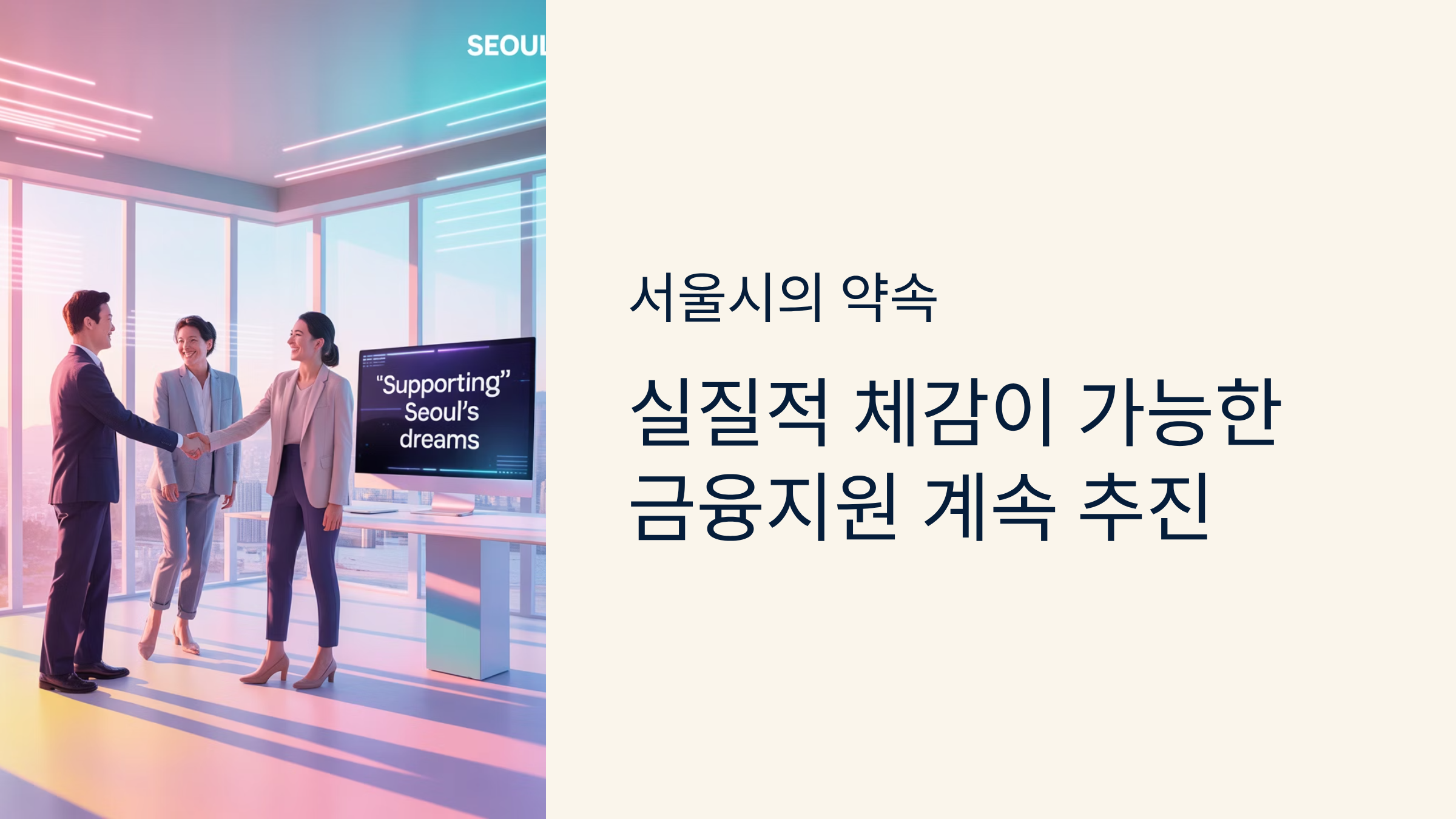 소상공인 금융지원, 서울시는 계속합니다