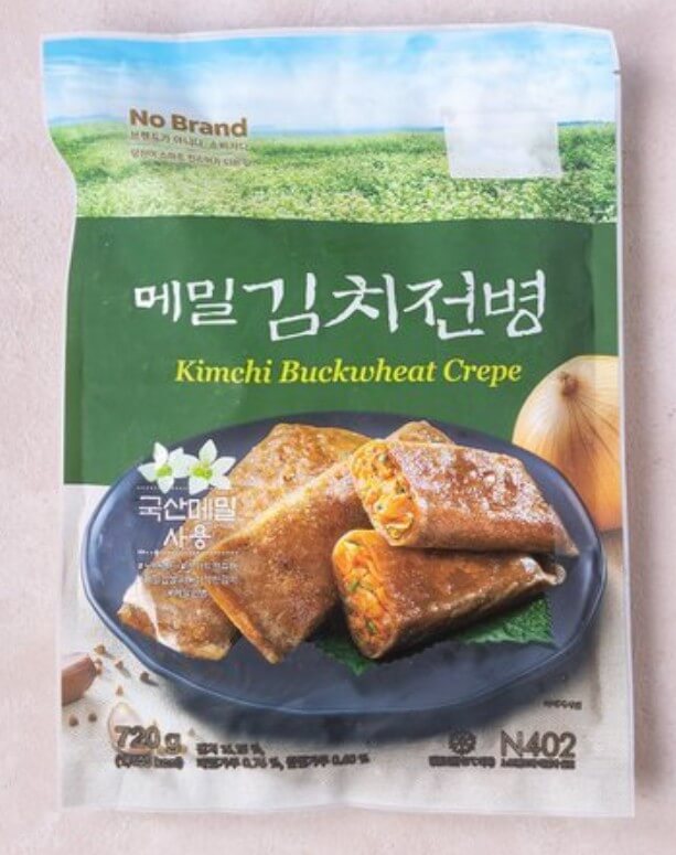 노브랜드 메밀 김치전병