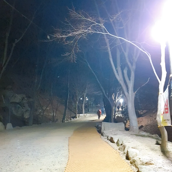 주차장에서 올라가는 초입