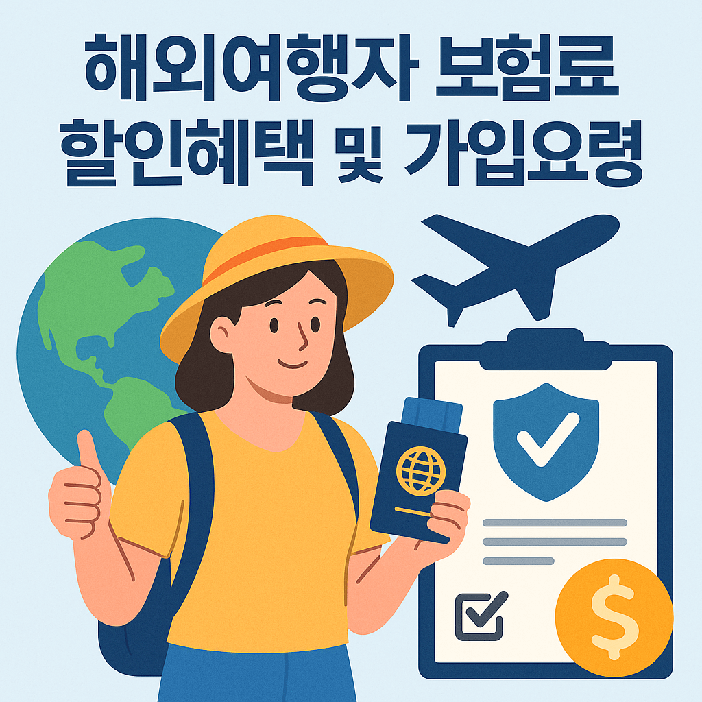 🌍 2025 해외여행자 보험료 할인혜택 및 가입요령 완벽 정리