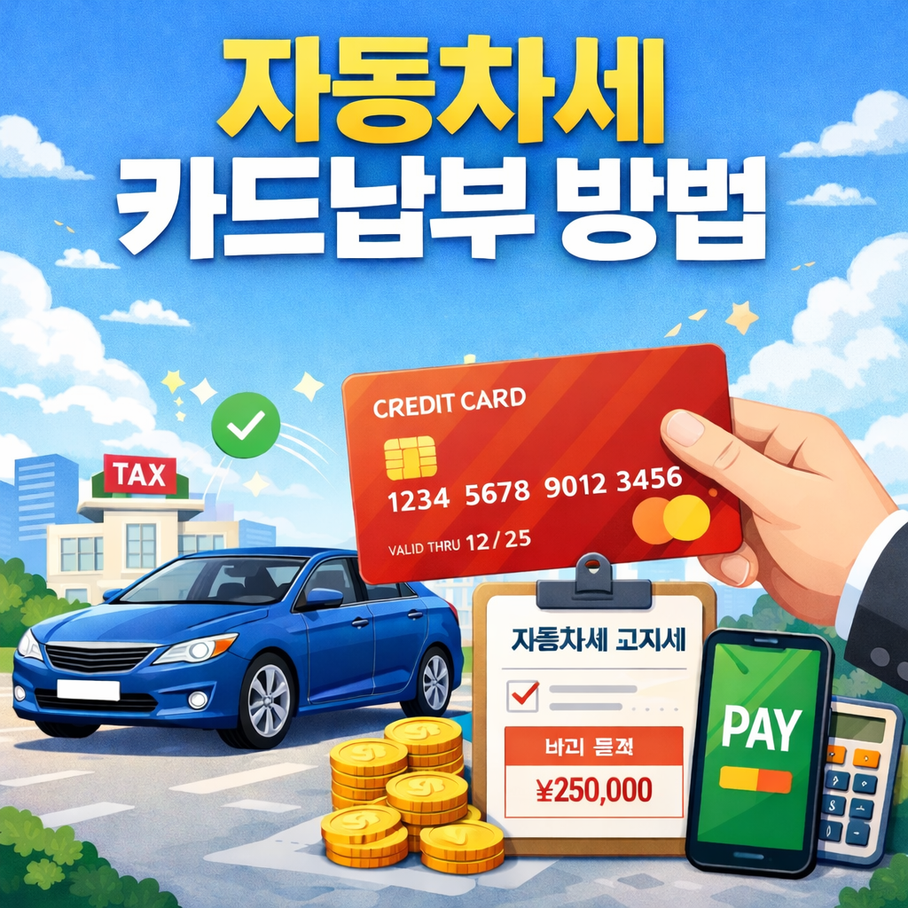 자동차세 카드 납부방법