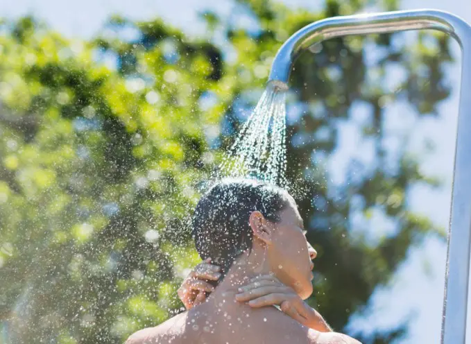 샤워로 체온 낮추기