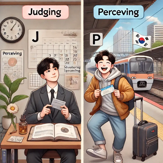 판단형,인식형,판단형 VS 인식형,F,J