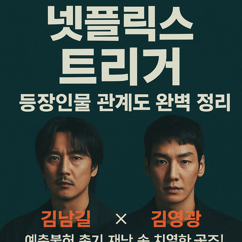 트리거 등장인물 관계도