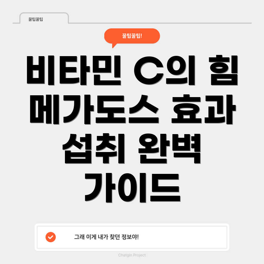 비타민 C 메가도스