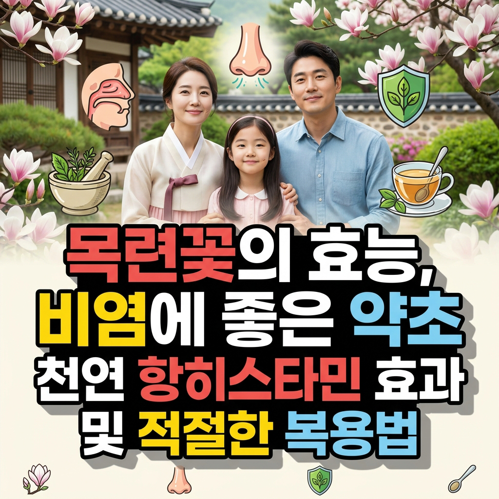 비염에 좋은 약초 신이화 효능, 천연 항히스타민 효과와 올바른 복용법