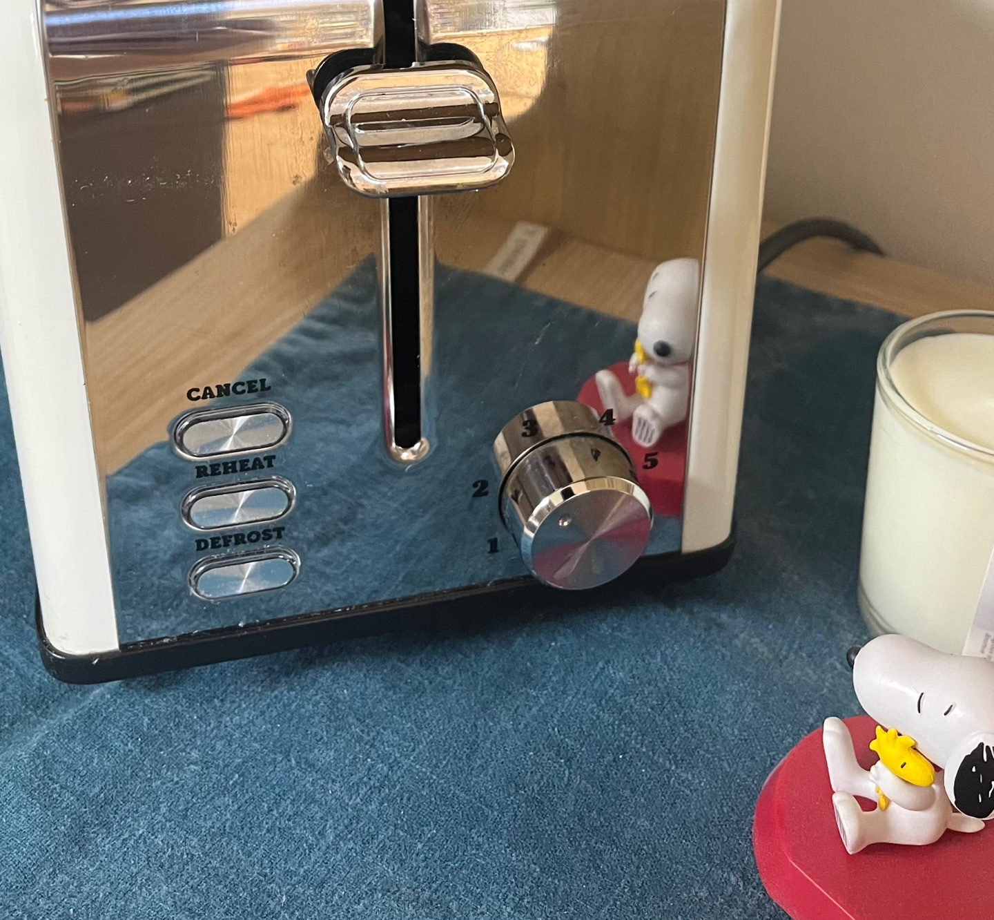 스누피 레트로 토스터기