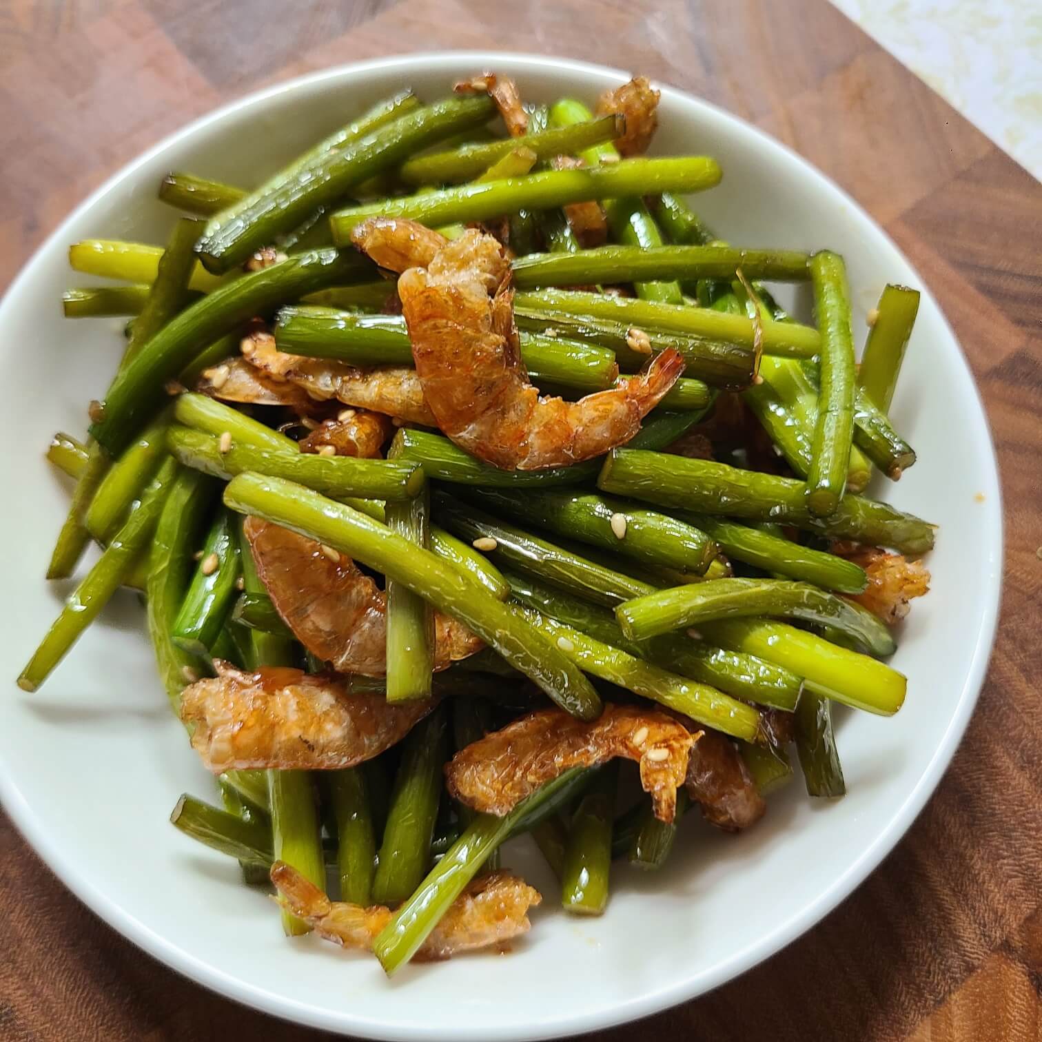 건새우 마늘쫑 레시피