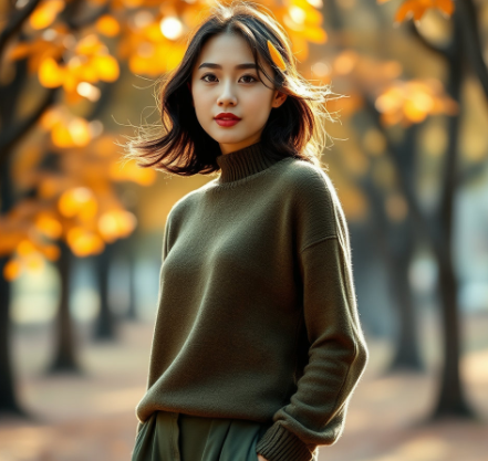 송혜교2025가을 올리브그린그림