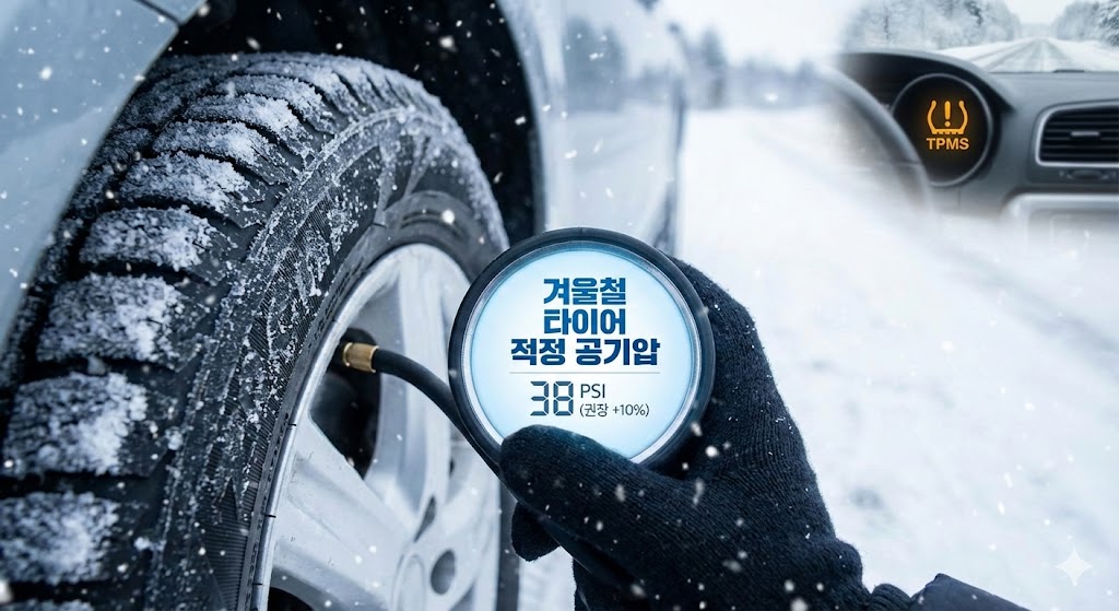 겨울철 타이어 공기압