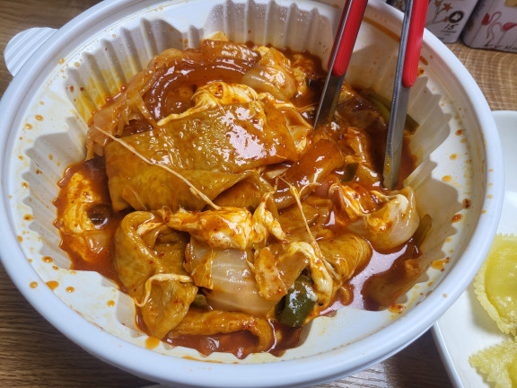 동대문엽기떡볶이-수원조원점-착한맛저당 배달주문 후기