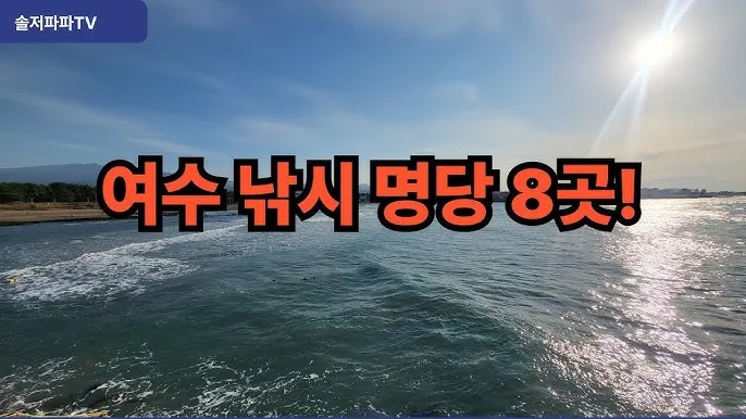 낚시 명당 전라남도 바다 방파제 선상 갈치낚시 정보_3