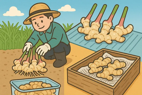 생강 수확 시기 및 보관 방법15