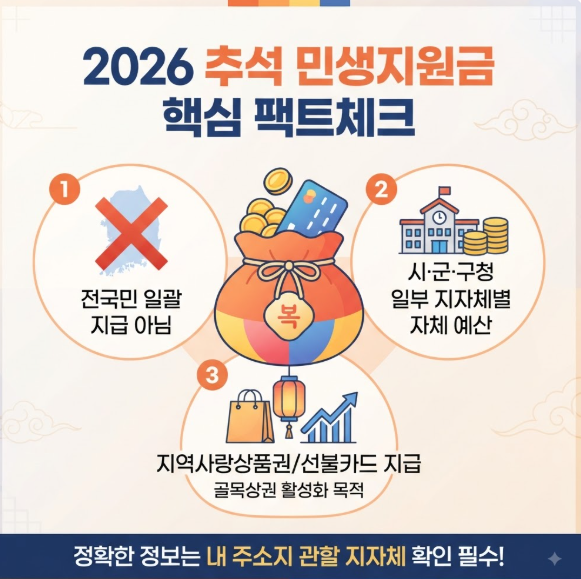 민생회복 지원금 혜택