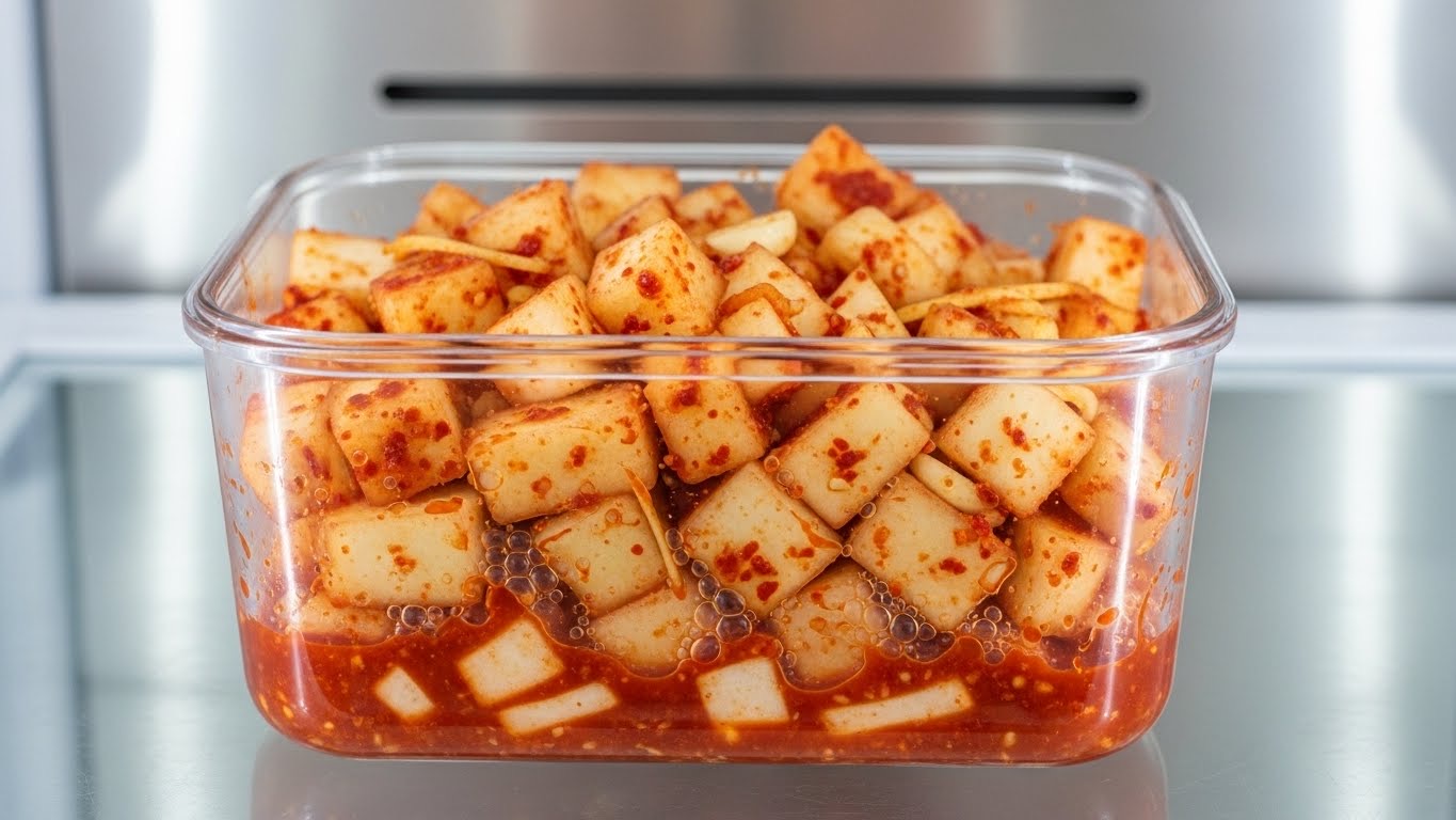 석박지 깍두기 담그는법