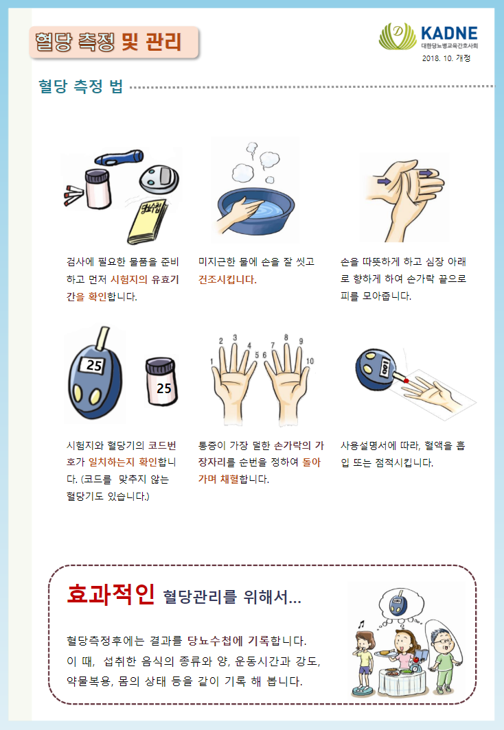 당뇨 관리 방법