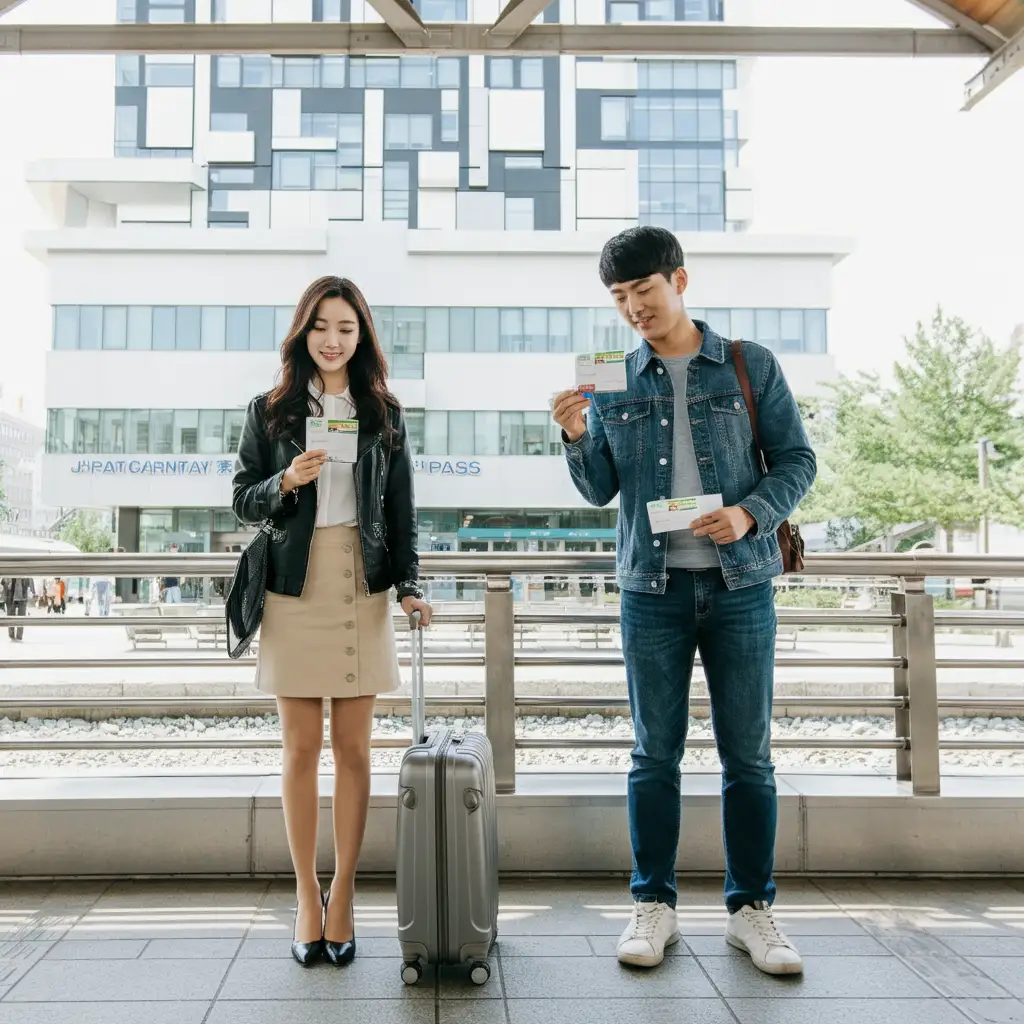 JR패스 삿포로 공항 연결 노선 시간표