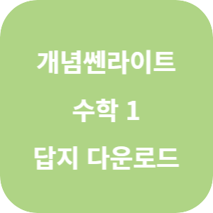 개념쎈라이트 고등 수학 1 2025 답지 섬네일