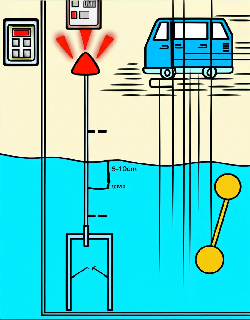엘리베이터 침수 방지 센서 설치 위치..