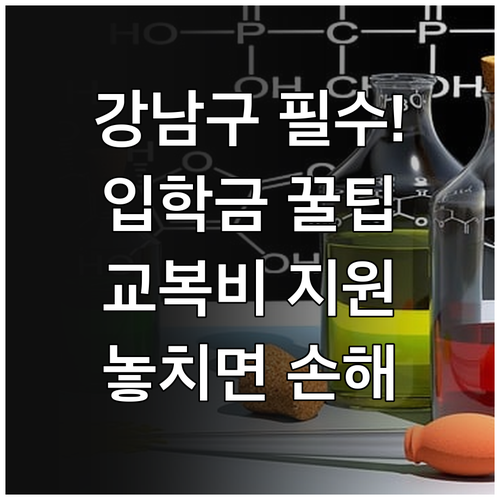 강남구 입학준비금 제로페이 신청과 교..