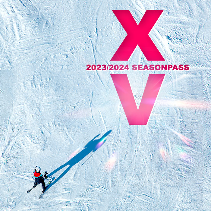 스키타는 사람 공중에서 본 모습