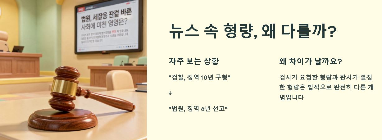 구형과 선고의 차이