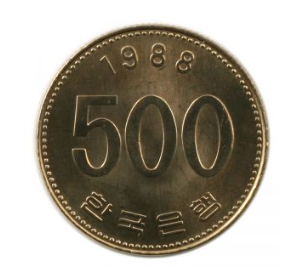 1988년-500원-동전사진1